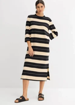 Damen bonprix Bekleidung·Pullover & Strickjacken|Kleider|Shirtkleid aus reiner Baumwolle