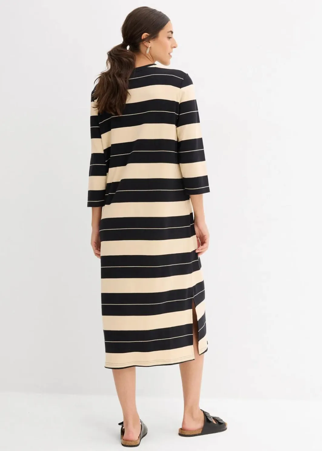 Damen bonprix Bekleidung·Pullover & Strickjacken|Kleider|Shirtkleid aus reiner Baumwolle