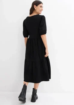 Damen bonprix Bekleidung·Pullover & Strickjacken|Kleider|Shirtkleid aus reiner Baumwolle