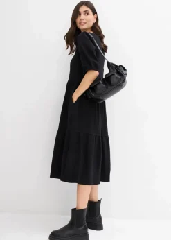 Damen bonprix Bekleidung·Pullover & Strickjacken|Kleider|Shirtkleid aus reiner Baumwolle