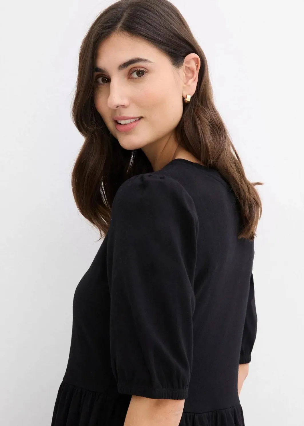 Damen bonprix Bekleidung·Pullover & Strickjacken|Kleider|Shirtkleid aus reiner Baumwolle