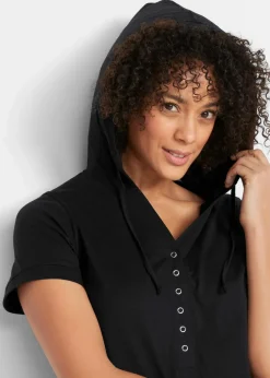 Damen bonprix Strandmode|Bademode·Strandmode|Shirtkleid aus reiner Baumwolle