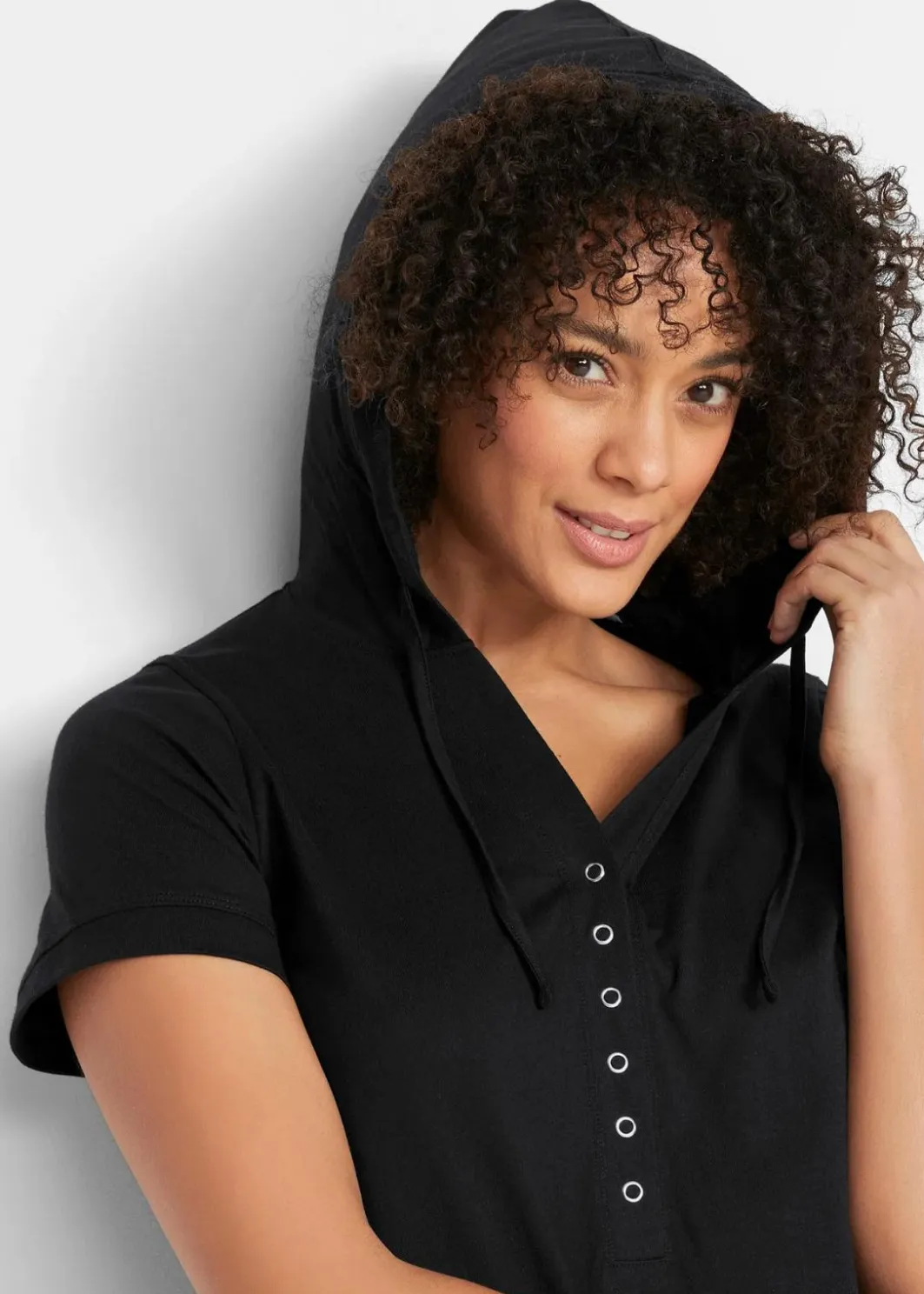 Damen bonprix Strandmode|Bademode·Strandmode|Shirtkleid aus reiner Baumwolle