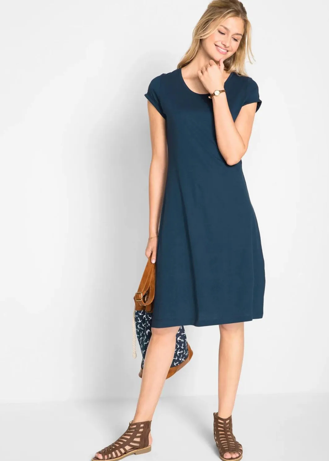 Clearance Shirtkleid aus reiner Bio-Baumwolle Damen Nachhaltigere Materialien|Kleider