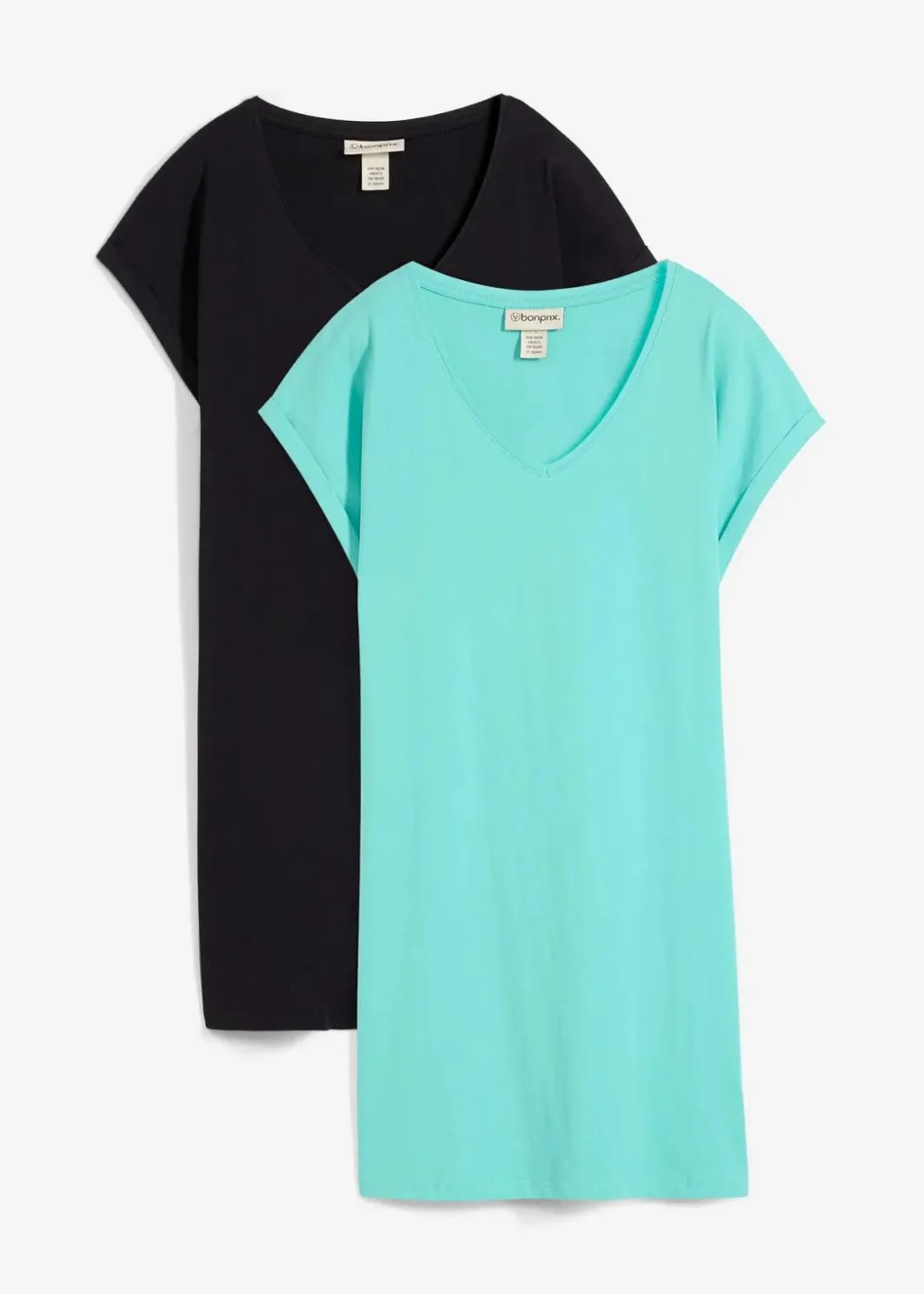 New Shirtkleid aus reiner Bio-Baumwolle (2er Pack) Damen Bekleidung·Röcke|Bekleidung·Pullover & Strickjacken