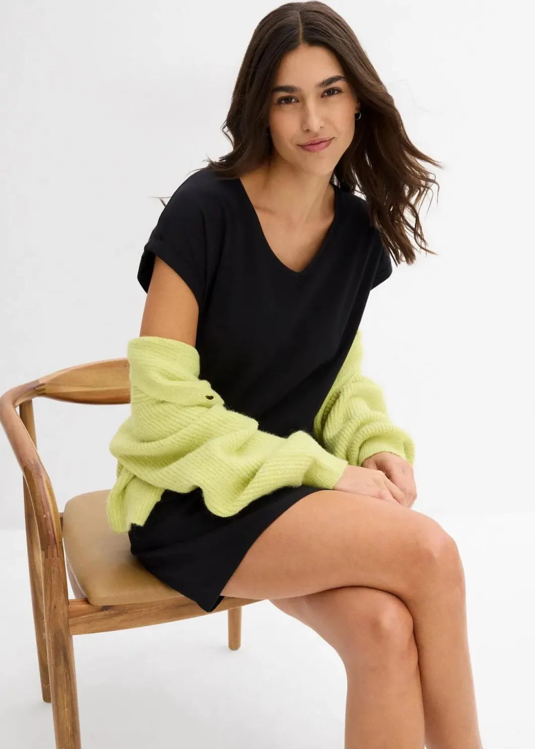 New Shirtkleid aus reiner Bio-Baumwolle (2er Pack) Damen Bekleidung·Röcke|Bekleidung·Pullover & Strickjacken