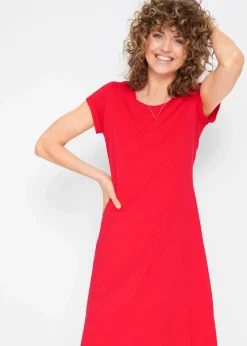 Damen bonprix Nachhaltigere Materialien|Kleider|Shirtkleid aus reiner Bio-Baumwolle