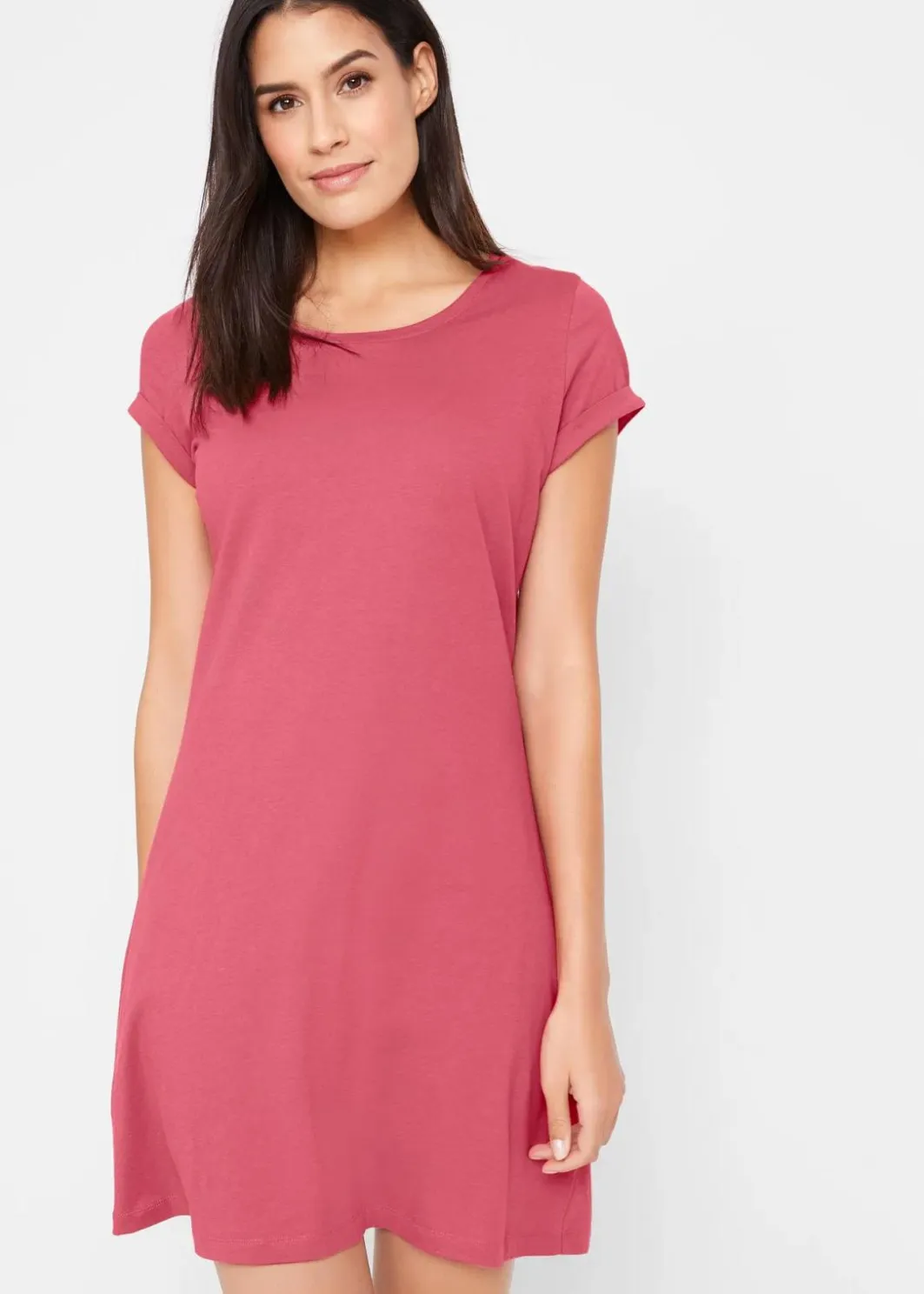 Damen bonprix Nachhaltigere Materialien|Kleider|Shirtkleid aus reiner Bio-Baumwolle