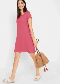 Damen bonprix Nachhaltigere Materialien|Kleider|Shirtkleid aus reiner Bio-Baumwolle