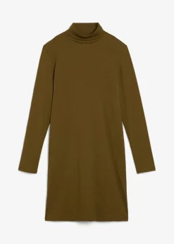 Online Shirtkleid aus schwerer elastischer Ripp-Qualität Damen Bekleidung·Röcke|Bekleidung·Pullover & Strickjacken