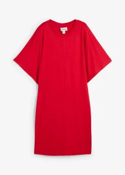 Damen bonprix Kleider|Shirtkleid aus softem Punto di Roma