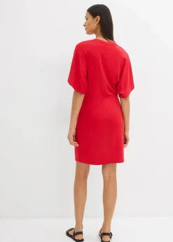 Damen bonprix Kleider|Shirtkleid aus softem Punto di Roma