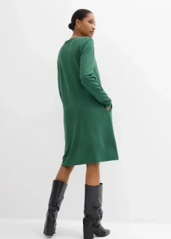 Hot Shirtkleid in A-Linie aus Viskose-Mix Damen Kleider|Bekleidung·Pullover & Strickjacken