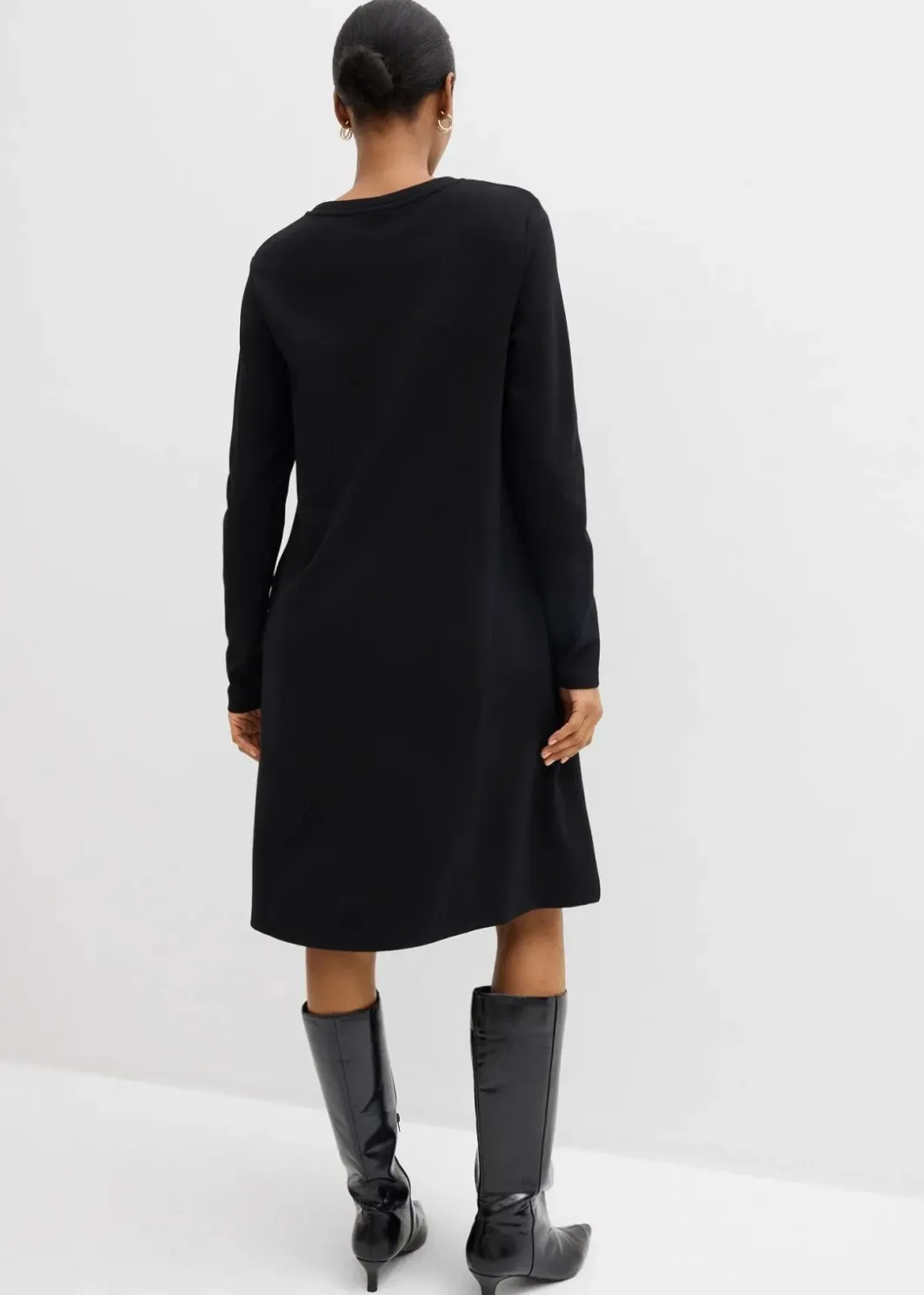 Hot Shirtkleid in A-Linie aus Viskose-Mix Damen Bekleidung·Pullover & Strickjacken|Kleider