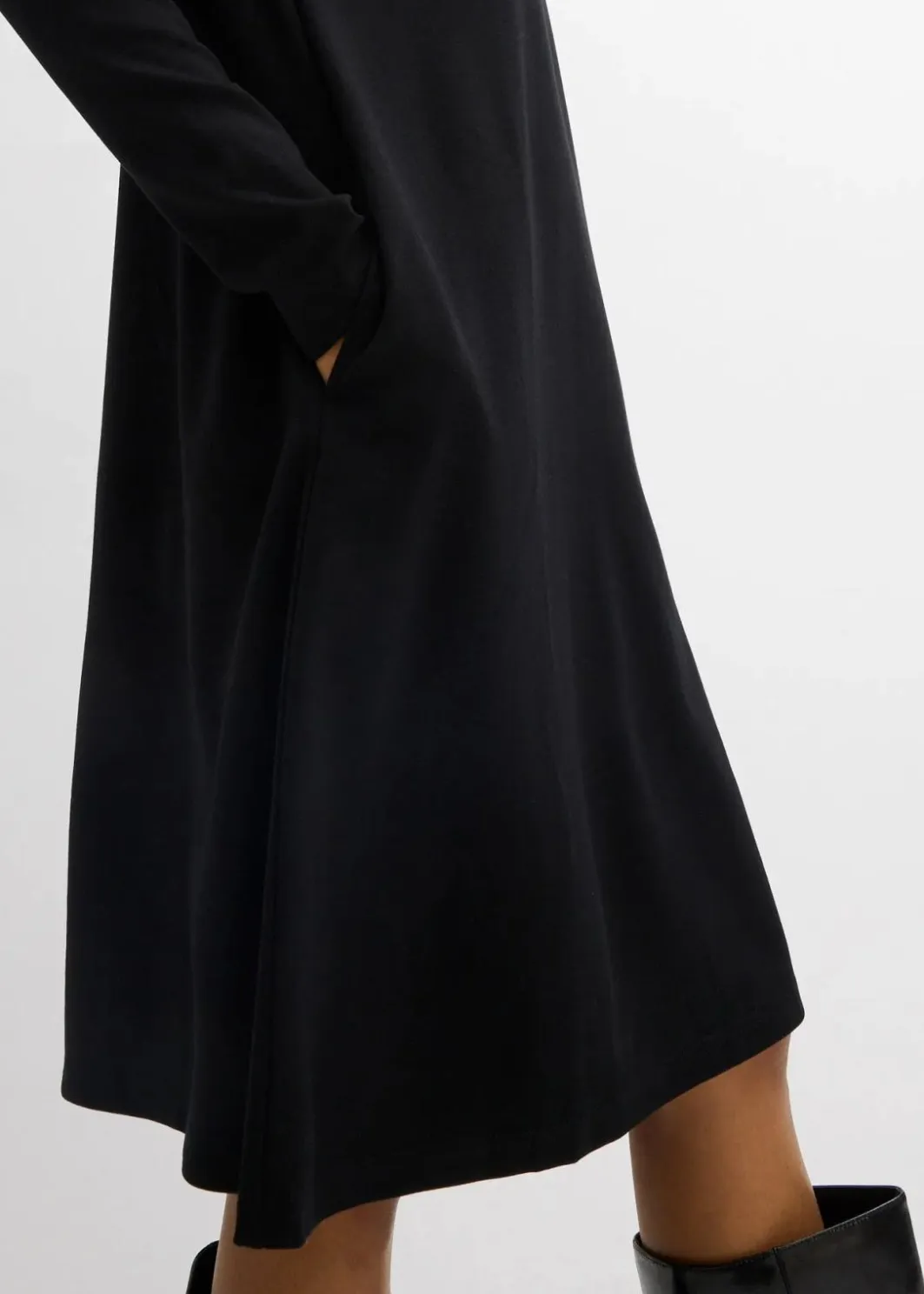 Hot Shirtkleid in A-Linie aus Viskose-Mix Damen Bekleidung·Pullover & Strickjacken|Kleider
