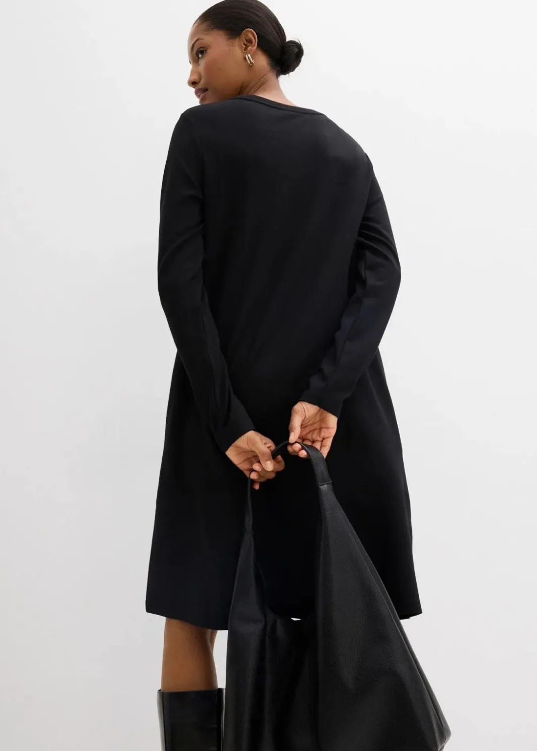Hot Shirtkleid in A-Linie aus Viskose-Mix Damen Bekleidung·Pullover & Strickjacken|Kleider