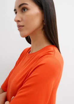 Clearance Shirtkleid in A-Linie aus Viskose-Mix Damen Kleider