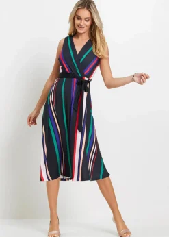 Hot Shirtkleid mit Bindeband Damen Kurzgrößen|Bekleidung·Pullover & Strickjacken