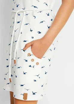 Damen bonprix Bekleidung·Pullover & Strickjacken|Kleider|Shirtkleid mit Flügelärmeln und Druck