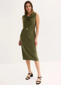 Clearance Shirtkleid mit Gürtel (2-tlg. Set) Damen Bekleidung·Pullover & Strickjacken|Kleider