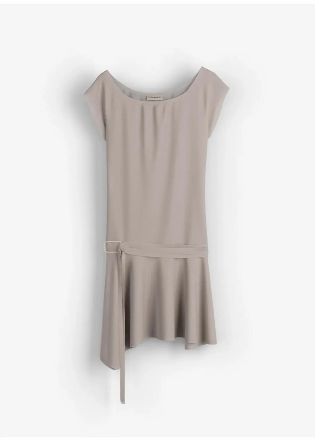 Damen bonprix Nachhaltigere Materialien|Kleider|Shirtkleid mit Gürteldetail