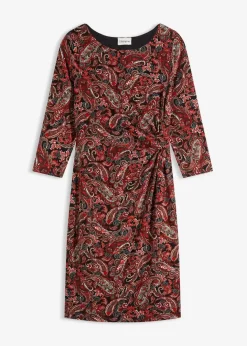 Hot Shirtkleid mit Paisley Druck Damen Bekleidung·Pullover & Strickjacken|Kleider