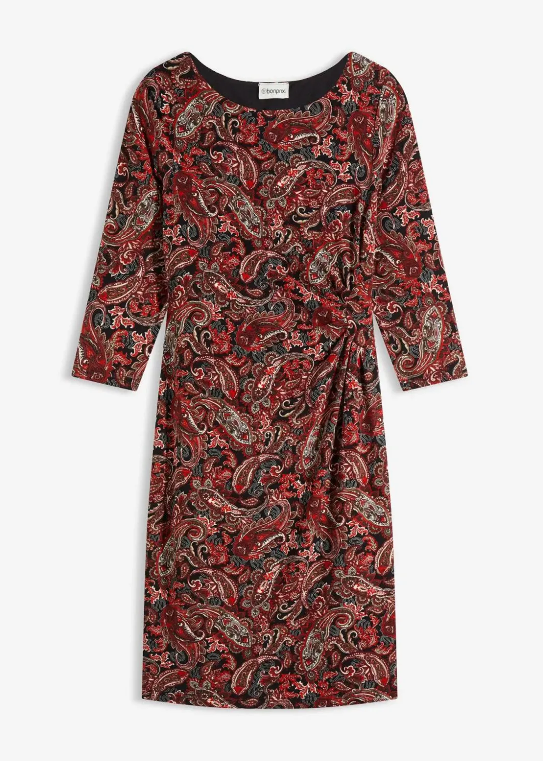 Hot Shirtkleid mit Paisley Druck Damen Bekleidung·Pullover & Strickjacken|Kleider