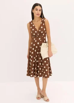 New Shirtkleid mit Punkten Damen Kleider|Kurzgrößen