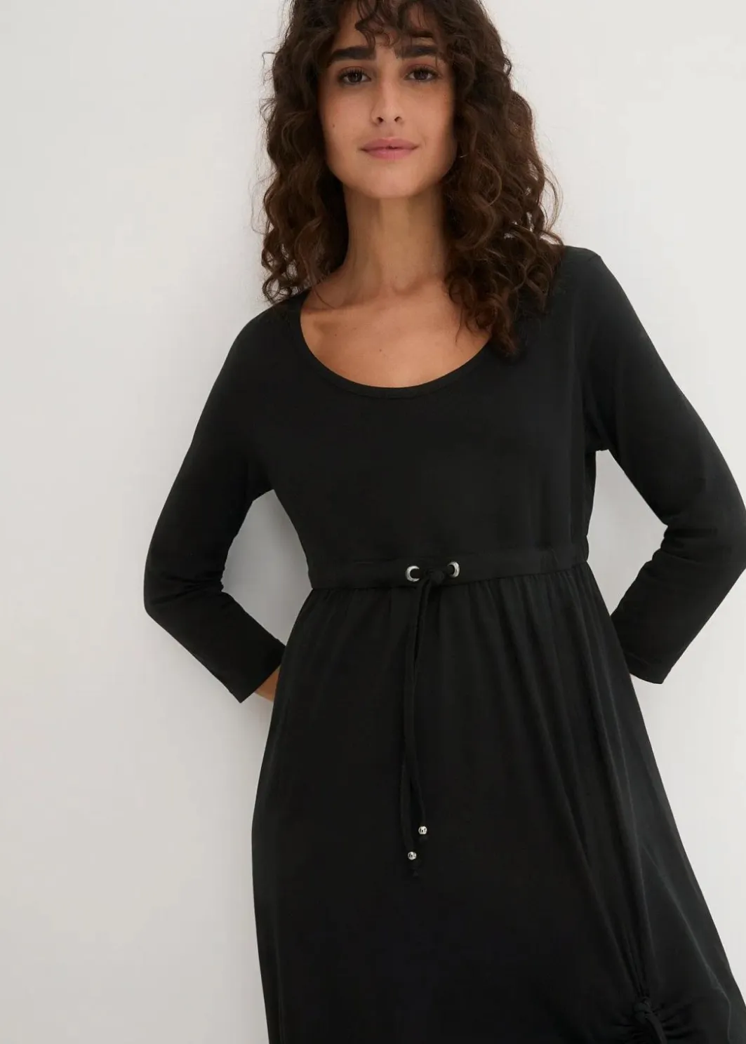 Damen bonprix Bekleidung·Pullover & Strickjacken|Kleider|Shirt-Kleid mit 3/4-Ärmeln