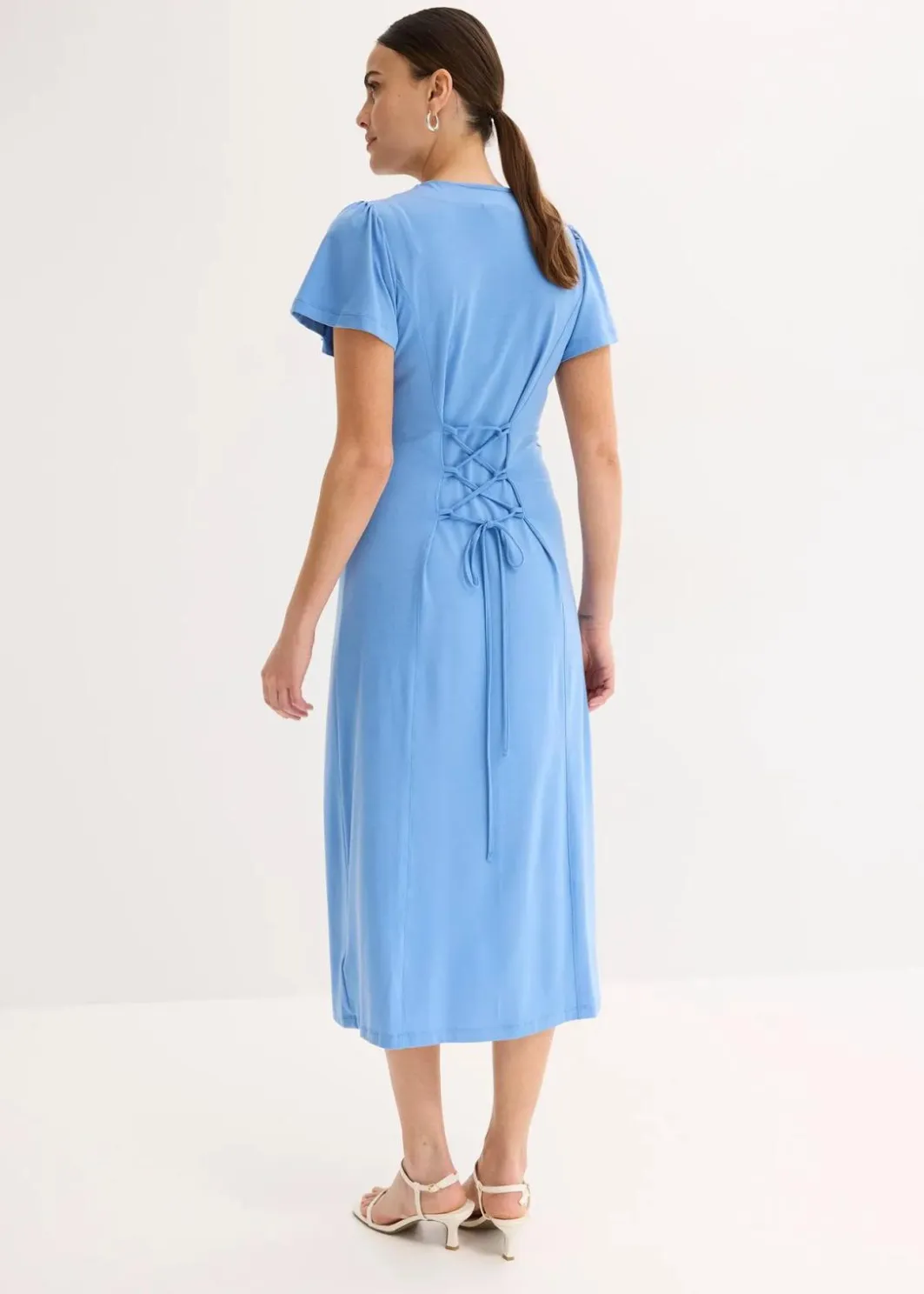 Hot Shirtkleid mit Schlitz Damen Bekleidung·Pullover & Strickjacken