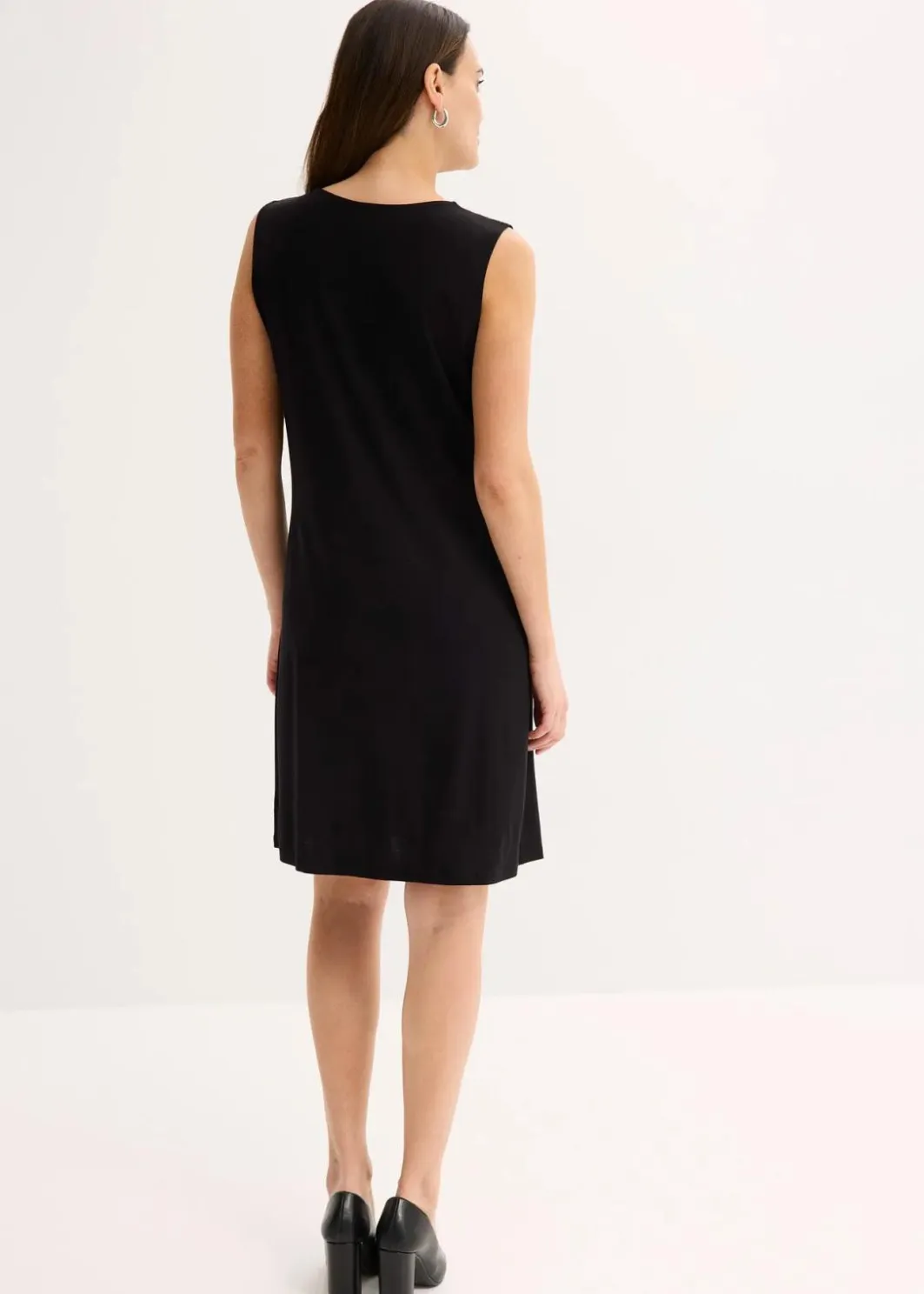 Damen bonprix Kleider|Bekleidung·Pullover & Strickjacken|Shirtkleid mit Schluppe
