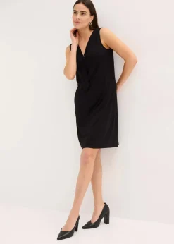 Damen bonprix Kleider|Bekleidung·Pullover & Strickjacken|Shirtkleid mit Schluppe