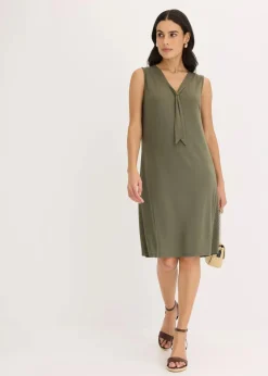 Online Shirtkleid mit Schluppe Damen Bekleidung·Pullover & Strickjacken|Kleider