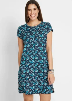 Clearance Shirtkleid mit seitlichen Schlitzen aus reiner Baumwolle (2er Pack) Damen Kleider|Bekleidung·Pullover & Strickjacken