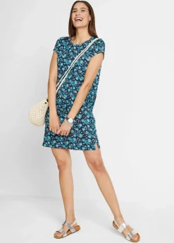 Clearance Shirtkleid mit seitlichen Schlitzen aus reiner Baumwolle (2er Pack) Damen Kleider|Bekleidung·Pullover & Strickjacken