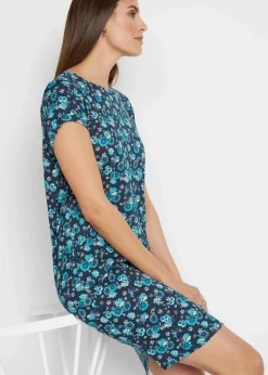 Clearance Shirtkleid mit seitlichen Schlitzen aus reiner Baumwolle (2er Pack) Damen Kleider|Bekleidung·Pullover & Strickjacken