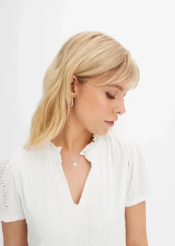 Online Shirtkleid mit Spitze Damen Bekleidung·Pullover & Strickjacken|Kleider