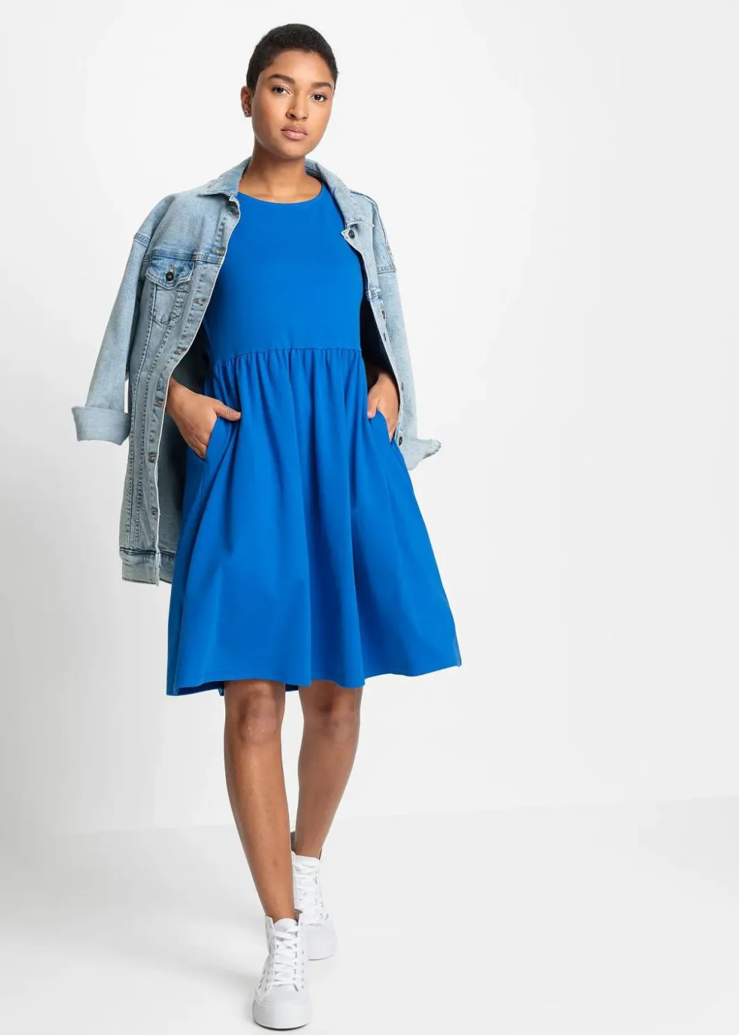 Discount Shirtkleid mit Taschen aus reiner Baumwolle Damen Bekleidung·Pullover & Strickjacken|Kleider