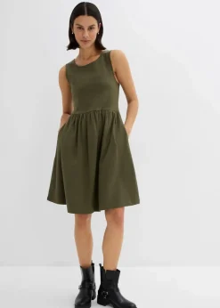 Clearance Shirtkleid mit Taschen aus reiner Baumwolle Damen Kleider|Bekleidung·Pullover & Strickjacken