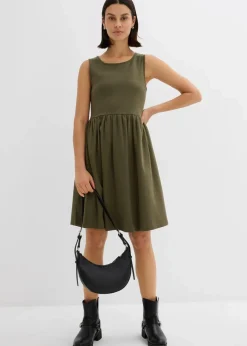 Clearance Shirtkleid mit Taschen aus reiner Baumwolle Damen Kleider|Bekleidung·Pullover & Strickjacken
