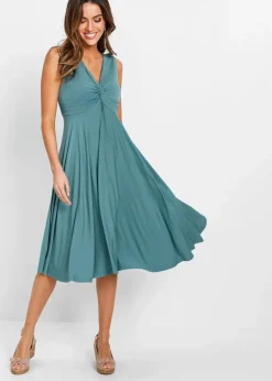 Online Shirtkleid mit V-Ausschnitt Damen Kleider