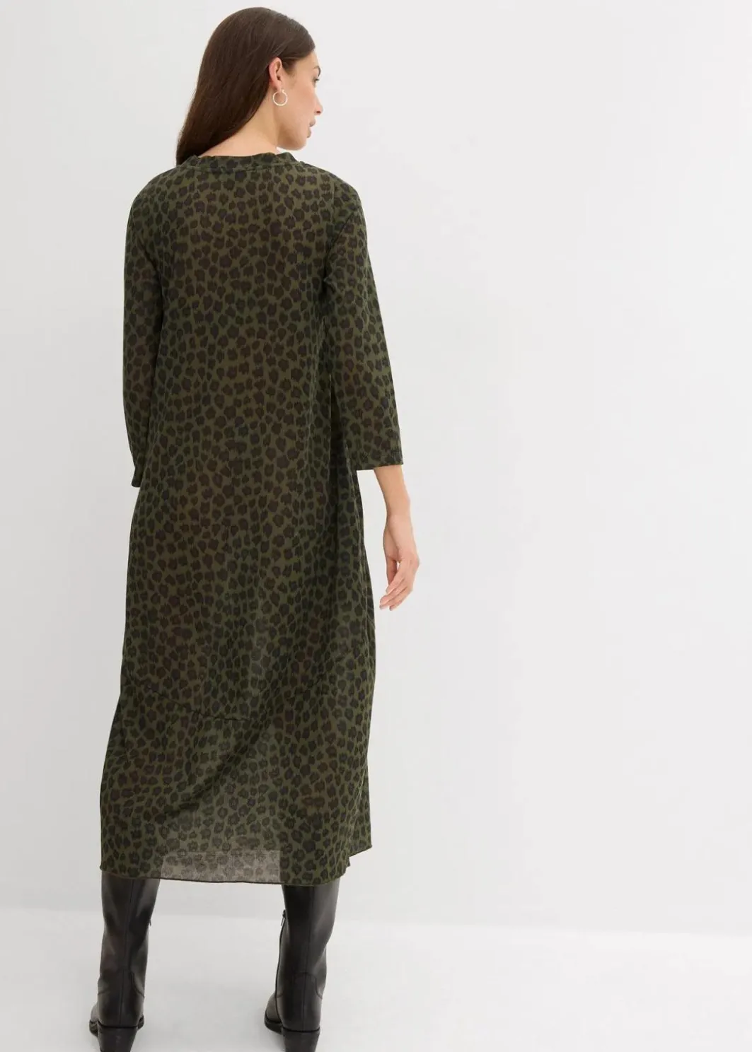 Clearance Shirt-Midikleid Damen Kleider|Bekleidung·Pullover & Strickjacken