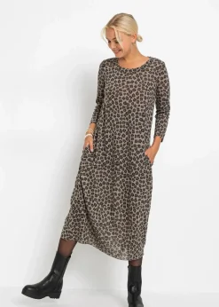 Damen bonprix Bekleidung·Pullover & Strickjacken|Kleider|Shirt-Midikleid