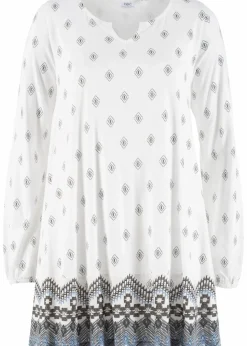 Online Shirt-Tunika aus Baumwoll-Viskose-Mix Damen Shirts & Tops