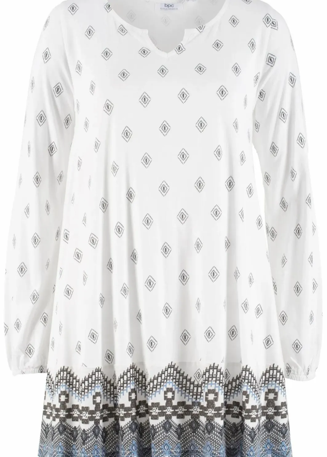 Online Shirt-Tunika aus Baumwoll-Viskose-Mix Damen Shirts & Tops