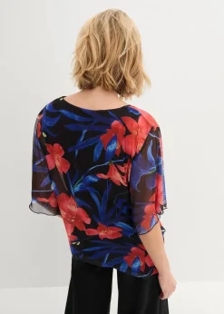 Outlet Shirt-Tunika aus Mesh Damen Shirts & Tops