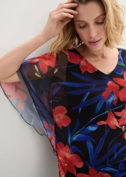 Outlet Shirt-Tunika aus Mesh Damen Shirts & Tops