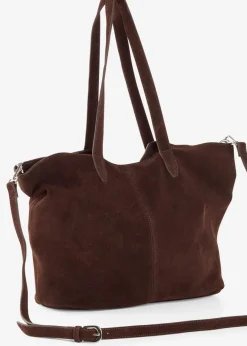 Online Shopper aus Veloursleder Damen Taschen