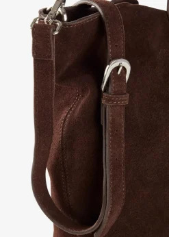 Online Shopper aus Veloursleder Damen Taschen