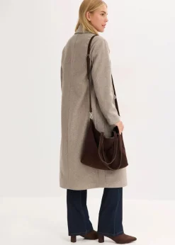 Online Shopper aus Veloursleder Damen Taschen